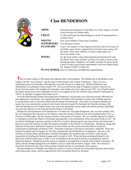 Clan HENDERSON
