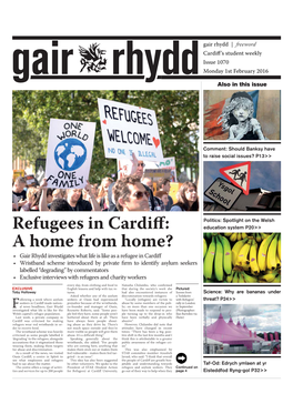 Refugees in Cardiff