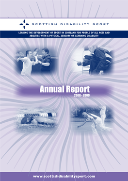 SDS Annual Report 2008-2009