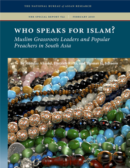 Who Speaks for Islam? Muslim Grassroots Leaders and Popular Preachers in South Asia