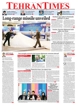 Long-Range Missile Unveiled