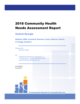 2018 Community Health Needs Assessment Report