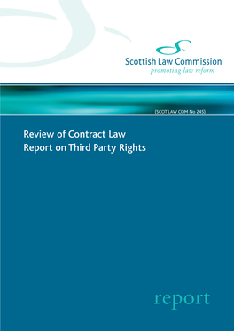 Review of Contract Law Report on Third Party Rights