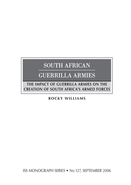 South African Guerilla Armies