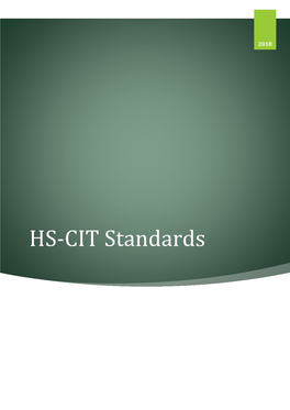 HS-CIT Standards