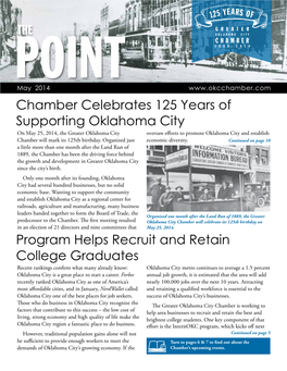 Chamber Celebrates 125 Years of Supporting Oklahoma City Program