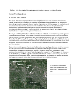 Biology 109: Ecological Knowledge and Environmental Problem Solving