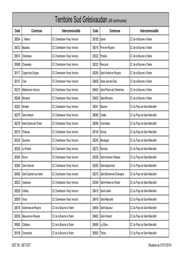 Territoire Sud Grésivaudan (48 Communes)