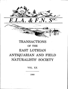 1988 ELA&FN Soc Transactions Vol XX