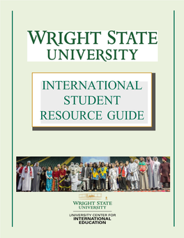 International Student Table of Contents