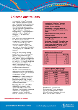 Chinese Australians