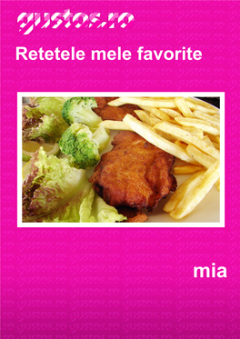 Retetele Mele Favorite (Gustos.Ro)