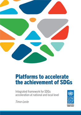 Platforms to Accelerate the Achievement of Sdgs
