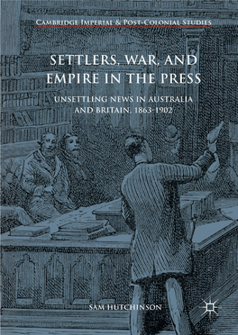 Settlers, War, and Empire in the Press