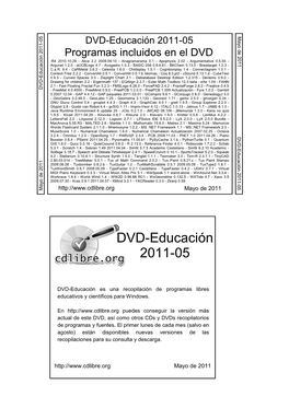 DVD-Educación 2011-05 Y