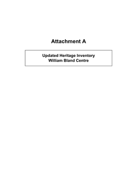 Attachment A