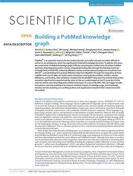 Building a Pubmed Knowledge Graph