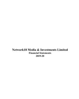 Network18 Media & Investments Limited