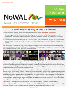 NOWAL NEWSLETTER Winter 2020