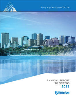 2012 Financial Report to Citizens