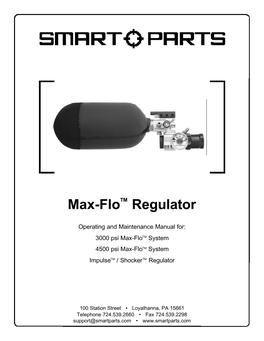 Max-Flo Regulator Parts [640] Spring Cap List & Assembly Guide