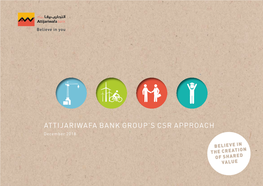 Attijariwafa Bank Group's Csr Approach