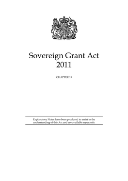 Sovereign Grant Act 2011