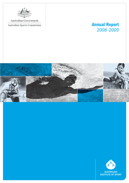 Australian Sports Commission Annual Report 2008-2009
