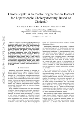 Cholecseg8k: a Semantic Segmentation Dataset for Laparoscopic Cholecystectomy Based on Cholec80