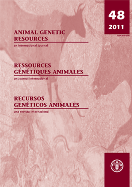 Animal Genetic Resources Ressources Génétiques