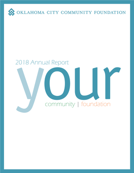 Yourcommunity | Foundation 2018 Annual Report