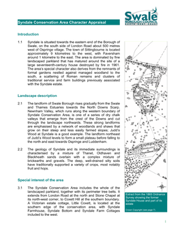 Syndale Conservation Area Character Appraisal