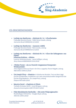 Cd-Erscheinungnen