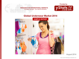 Global Underwear Market 2014 SAMPLE REPORT
