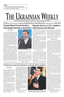 The Ukrainian Weekly 2009, No.12