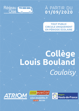 Collège Louis Bouland | Couloisy (Pdf)