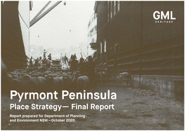 Pyrmont Peninsula Place Strategy — Final Report