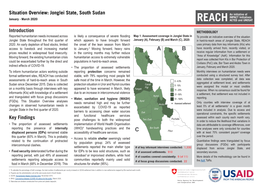 Jonglei State, South Sudan January - March 2020