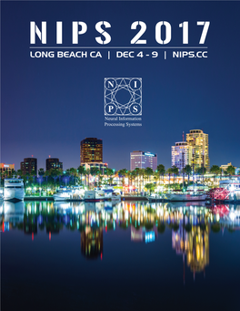 NIPS 2017 LONG BEACH CA | DEC 4 - 9 | NIPS.CC Conference Table of Contents