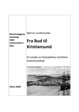 Fra Bud Til Kristiansund