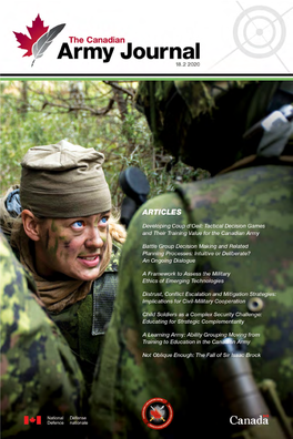 Canadian Army Journal 18.2
