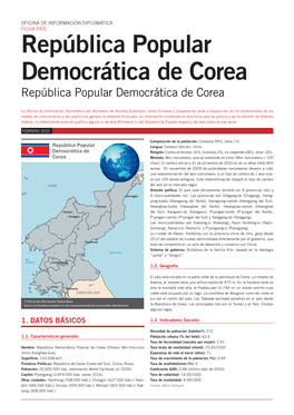 República Popular Democrática De Corea República Popular Democrática De Corea