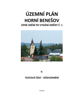 Územní Plán Horní Benešov