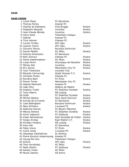 2021 Merlin UEFA Champions League Checklist.Xls