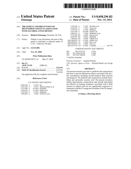 (12) United States Patent (10) Patent No.: US 8,058,296 B2 Tokunaga (45) Date of Patent: Nov