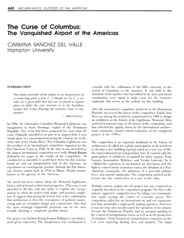 The Curse of Columbus: the Vanquished Airport of the Americas