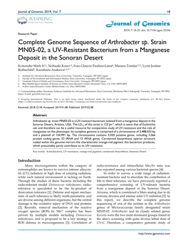 Arthrobacter Sp