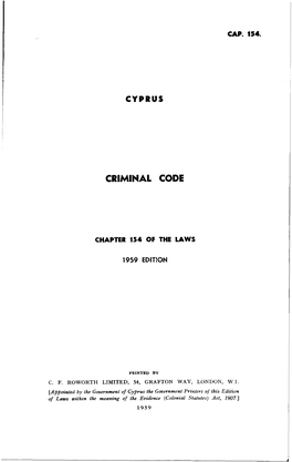 Criminal Code