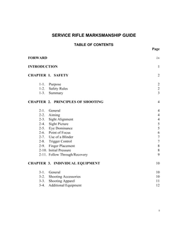 AMU Service Rifle Marksmanship Guide