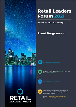 Retail Leaders Forum 2021